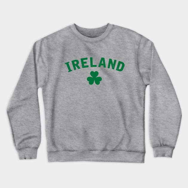 Ireland Luck of the Irish Shamrock Crewneck Sweatshirt by luckybengal